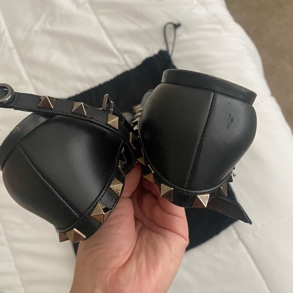 Valentino Noir Rockstud Caged Ballerina flat - Picture 5 of 7